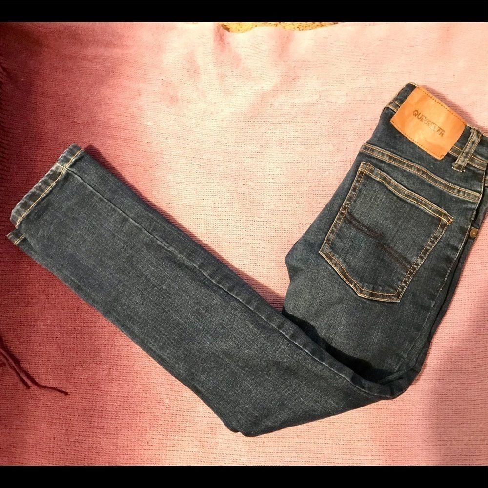 Boys Quicksilver Dark , Nwot 22 Skinny Jeans